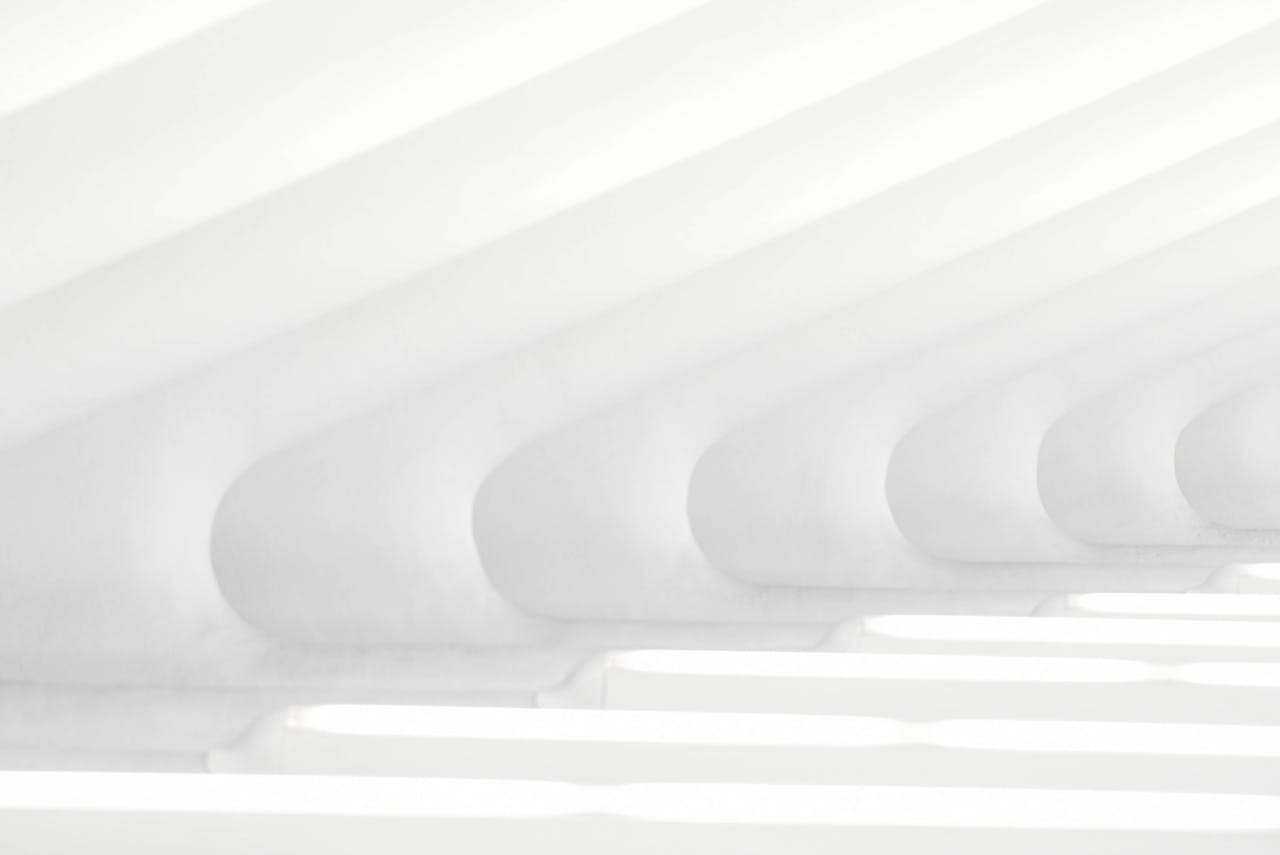Modern Art Painting In White